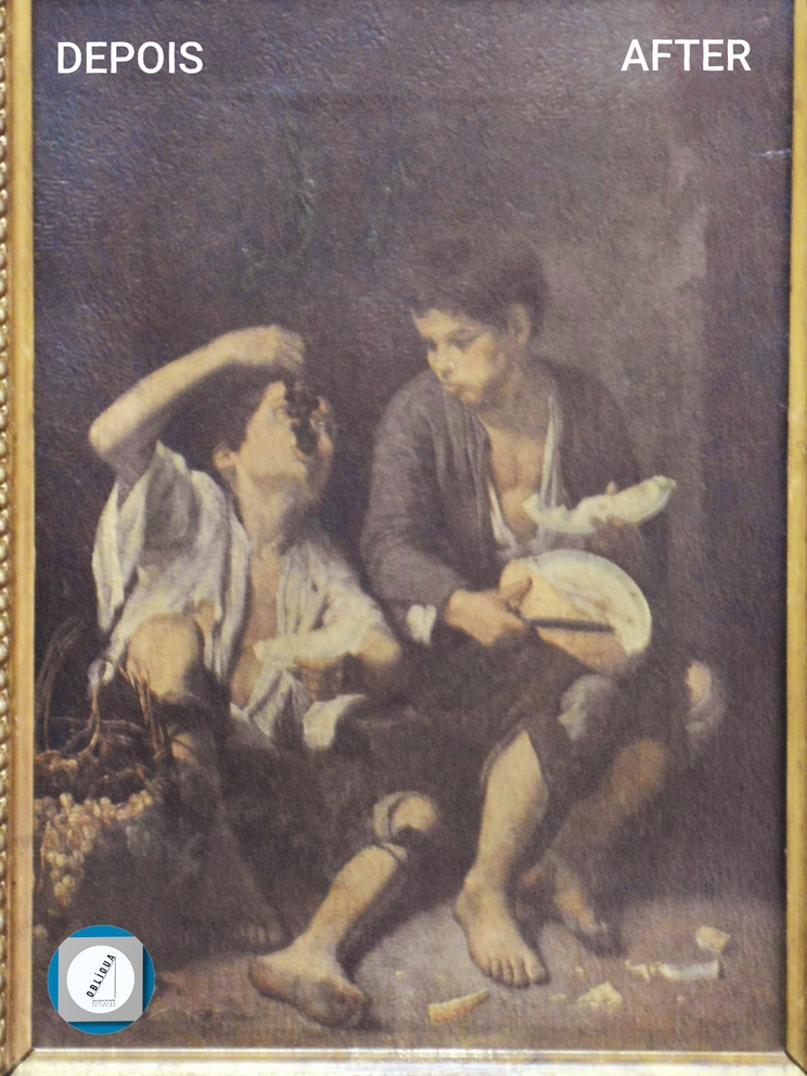 Gravura Crianças comendo fruta de José Malhoa1.4.jpg